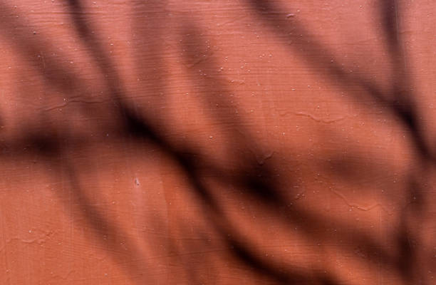 istock old metal plate painted with brown paint. 1219524358