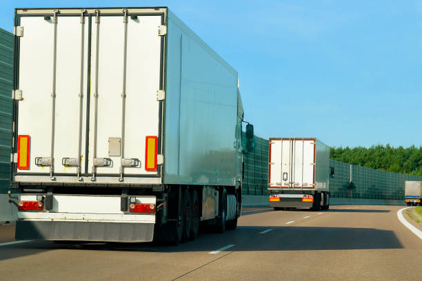 istock Truck on road Poland 1219525949