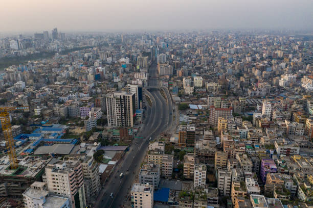 istock Quarantine Days at Dhaka City Aerial View 1219527896