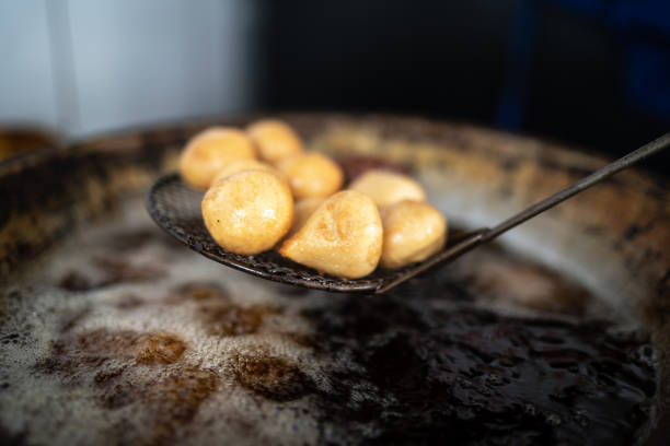 Savory food frying