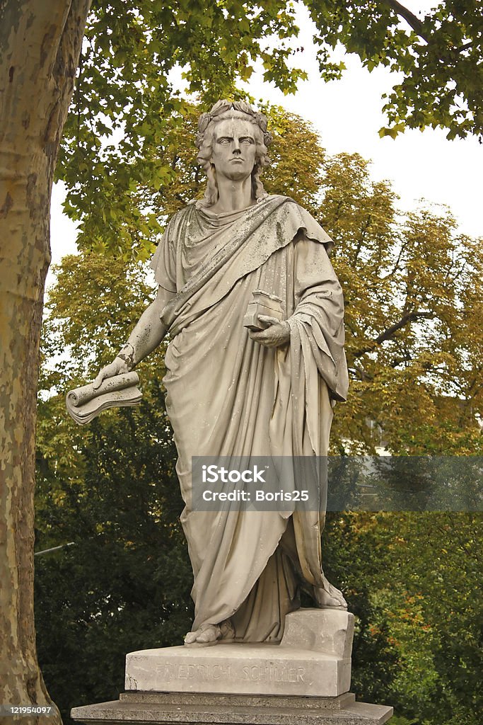 Schiller estatua - Foto de stock de Alemania libre de derechos
