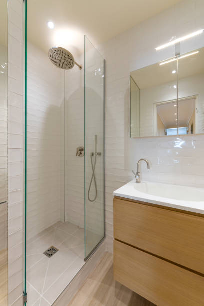 istock Bathroom in a modern luxury apartment 1219547381