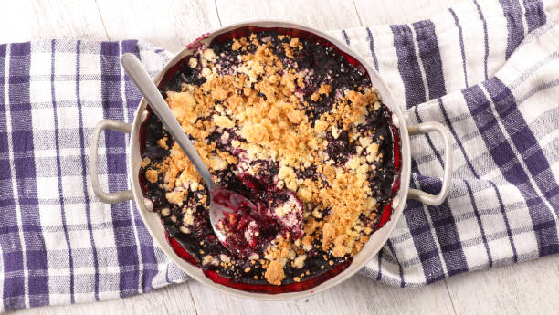 istock delicious homemade blueberry crumble 1219548652