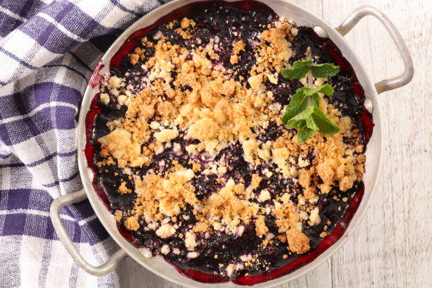 istock delicious homemade blueberry crumble 1219548653