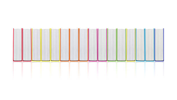 istock Row of colored books 121954923
