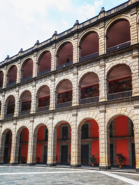 istock An internal view of El Palacio Nacional (The National Palace) arches 1219552574