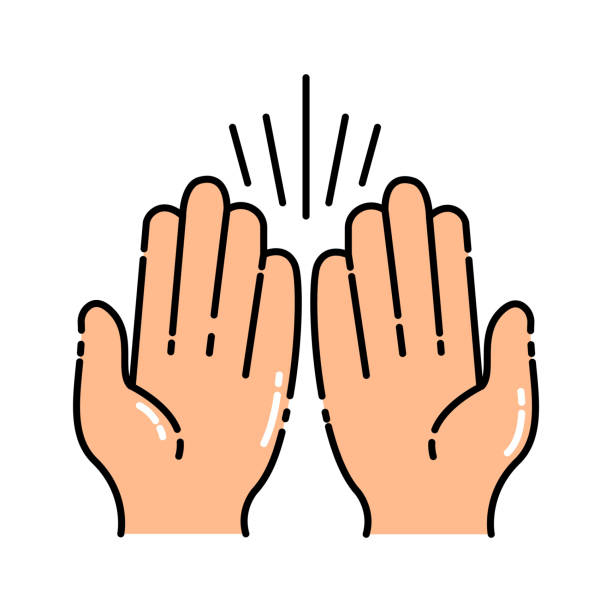 Praying Hands Color Line Icon Prayer To God With Faith And Hope Pictogram  For Web Page Mobile App Promo Ui Ux Gui Design Element Editable Stroke  Stock Illustration - Download Image Now -