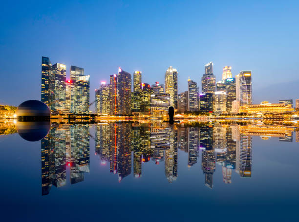 istock Downtown of Singapore city 1219553769