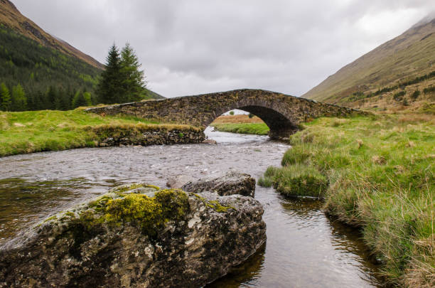 istock stone bridge, stream. Scottish landscape. Scotland, Great Britain 1219555162