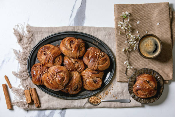 istock Swedish cinnamon sweet buns 1219555971