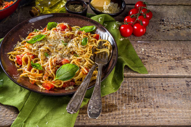 istock Pasta bucatini amatricana 1219559020