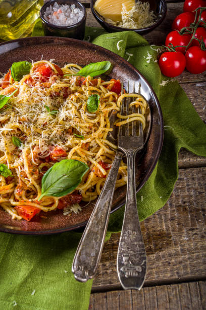 istock Pasta bucatini amatricana 1219559037
