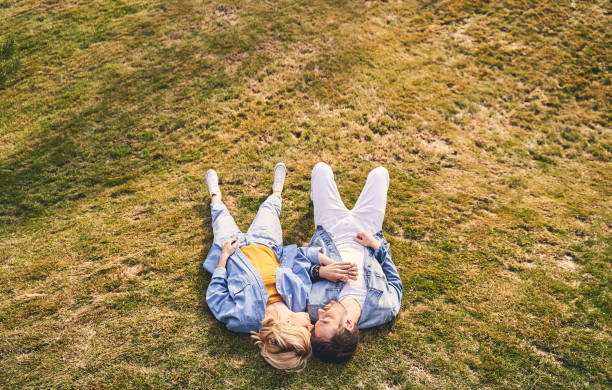 istock Serene man and his girlfriend dozing outdoors 1219561501