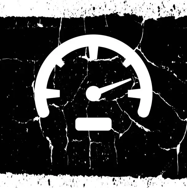 Vector illustration of Speedometer Icon