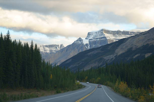 istock Road through the mountains in Canada Rockies 1219569672