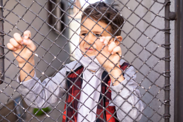 istock A boy in Self isolation stock photo 1219573964