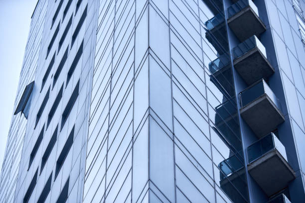 istock Modern office or residential building background 1219575719