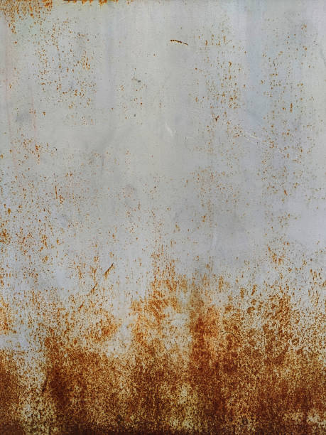istock Corroded metal background. Rusty metal background with streaks of rust. Rust stains. Rystycorrosion. 1219575807