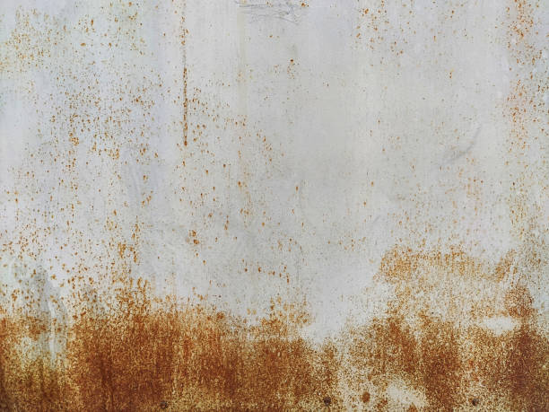 istock Corroded metal background. Rusty metal background with streaks of rust. Rust stains. Rystycorrosion. 1219575813