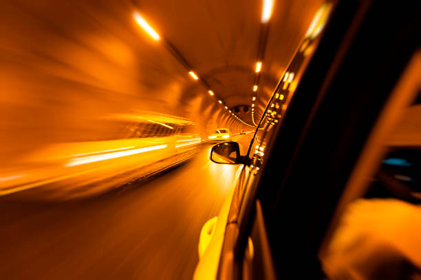 istock Driving on the tunnel 1219582650