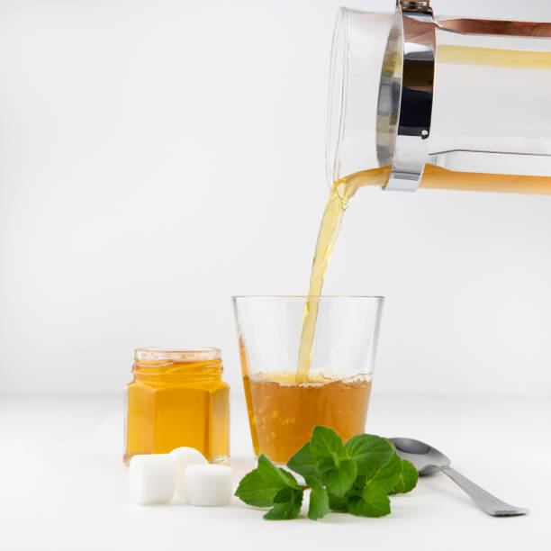 istock A glass of tea in close-up 1219584387