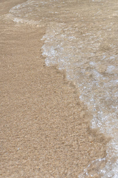 istock beautiful ocean wave on sandy beach. Background. 1219585851