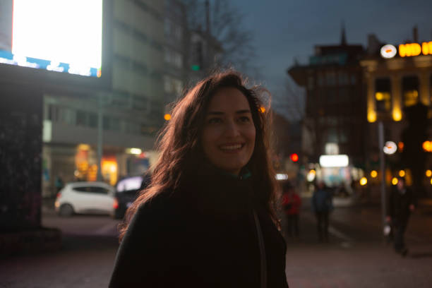 istock Young woman at street 1219589530