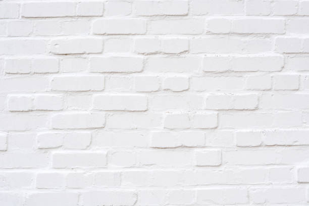 istock A close up of empty white brick wall from the front 1219590950