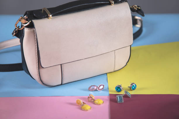 istock colorful earrings and bag 1219591352