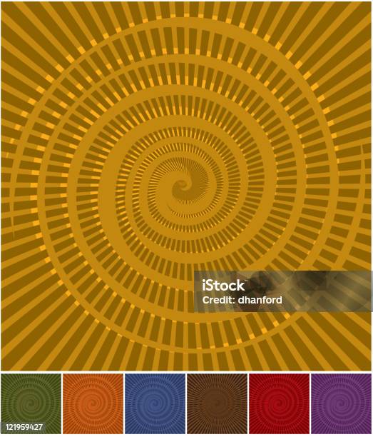 Swirl Design Elements Stock Illustration - Download Image Now - 1960-1969, 1970-1979, Backgrounds