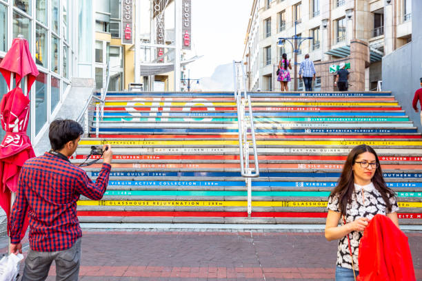 victoria and alfred waterfront in cape town, south africa - victoria and alfred imagens e fotografias de stock