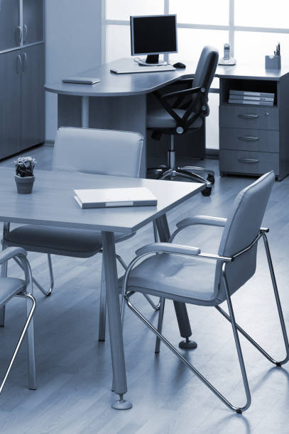 istock table for meetings at modern and beautiful office 1219609062