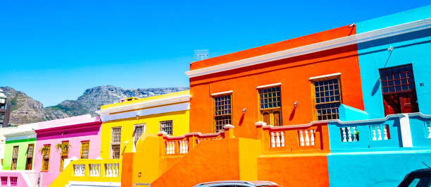 bo-kaap malay quarter, le cap - muslim cap photos et images de collection