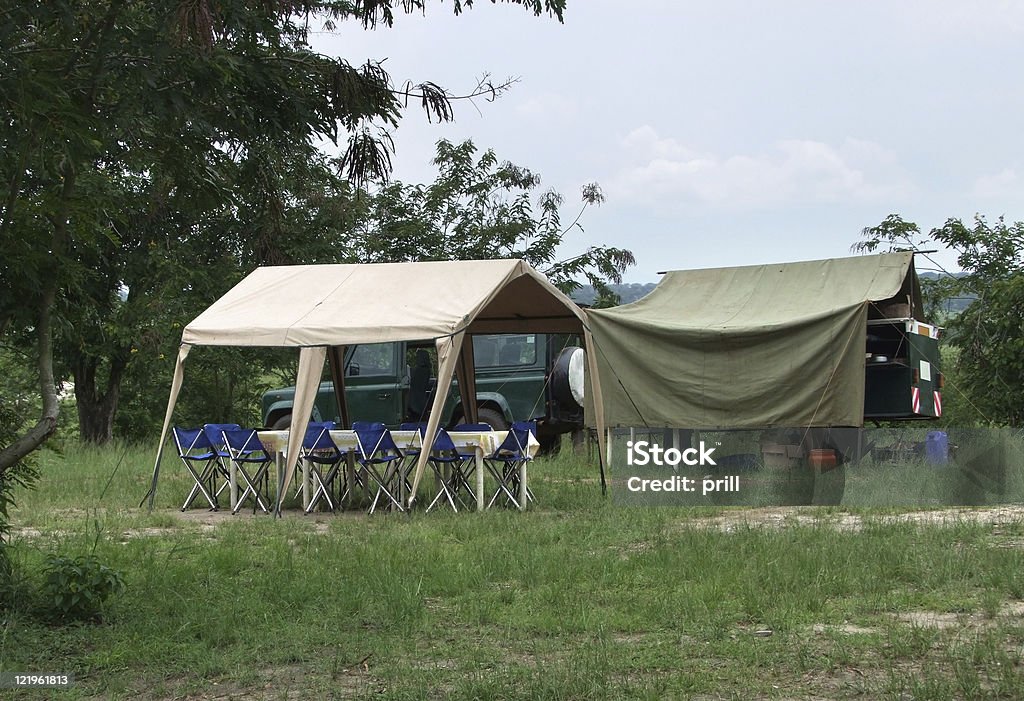 Acampamento no Uganda - Royalty-free Uganda Foto de stock