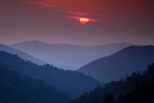istock Sunset over the Smoky Mountains 121961868