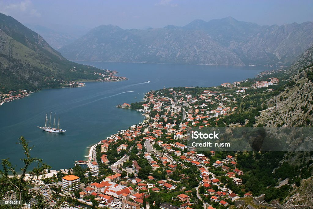 Bucht von Kotor, Montenegro - Lizenzfrei Adriatisches Meer Stock-Foto