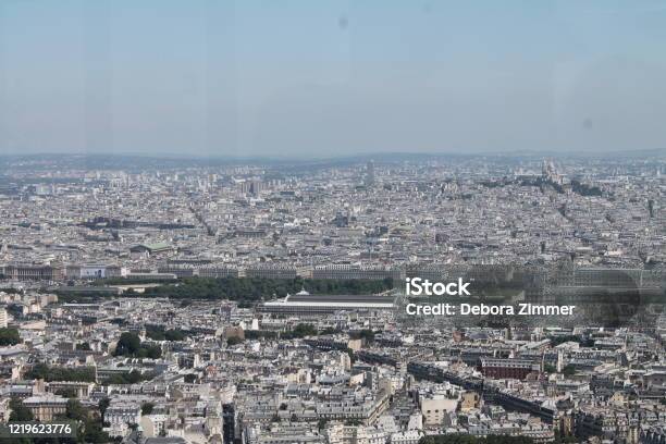 Panoramic View Of Musée Dorsay Louvre Museum Tuileries Gardens Musée Lorangerie Madeleine Church Luxor Obelisk At The Place De La Concorde Paris Opera And Basilica Of Sacred Heart Of Montmartre Stock Photo - Download Image Now