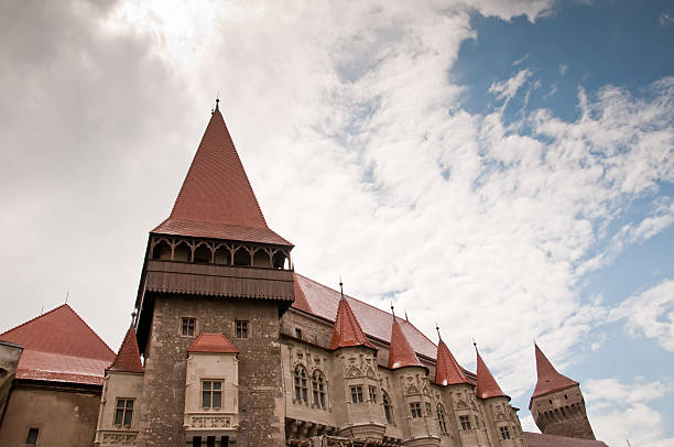 istock Corvin Castle in Romania - old stone fortification 121962603
