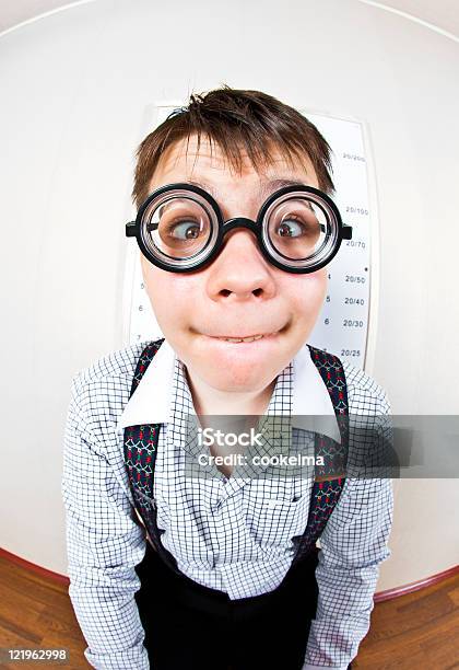 Person Wearing Spectacles In An Office At The Doctor Stock Photo - Download Image Now