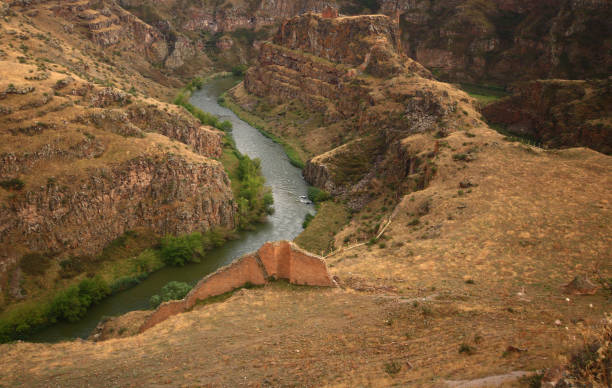 istock The Aras or Araxes is a river that starts in Turkey and then flows along the borders between Turkey and Armenia. 1219639239