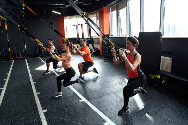 istock Training at the gym 1219641866