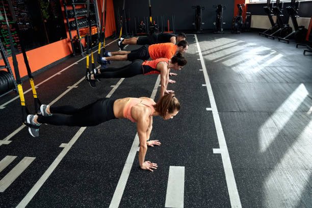 istock Training at the gym 1219641884