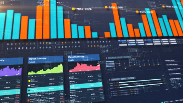 istock Business Infographic Screen Presentation Mockup 1219651687