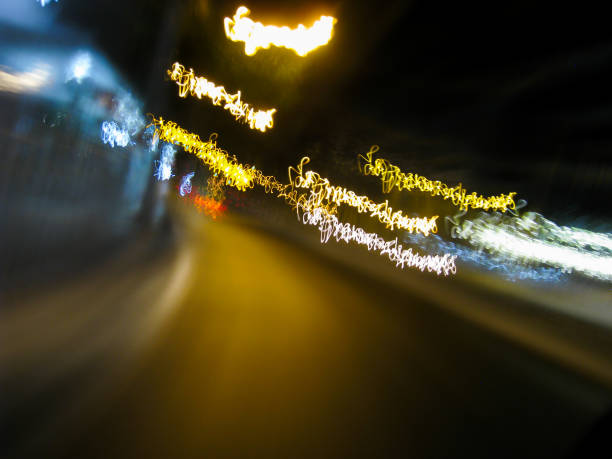 istock speed on the night road 1219673950