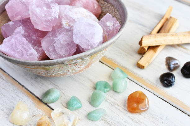 istock Bowl of Healing Energy Crystals 1219675193