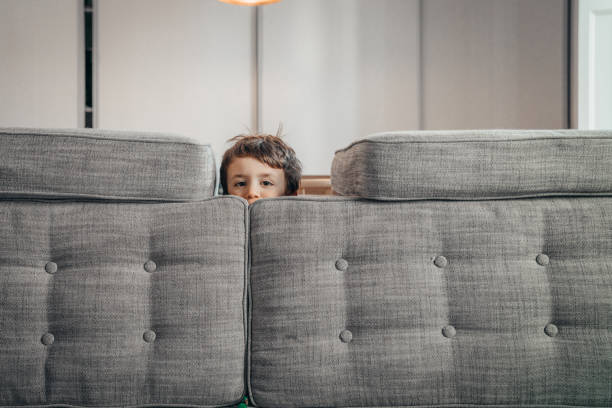Siblings playing at home during the Covid-19 quarantine