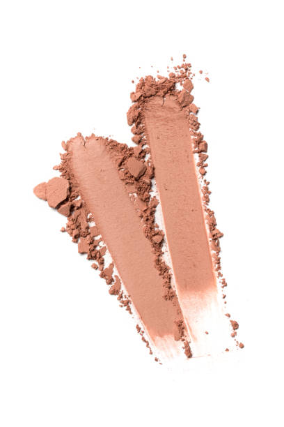 istock Broken bright teal eyeshadow as sample of cosmetic beauty product 1219678967