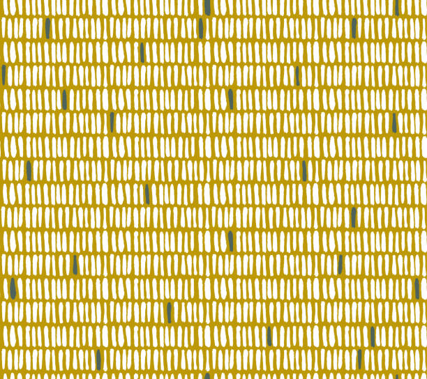 Geometrical seamless pattern Geometric seamless pattern with multicolored vertical stripes. Vector background made of hatching. Weaving design. Good for textile and fabric. sable stock illustrations