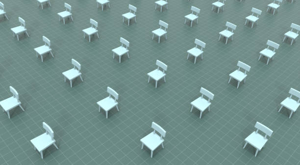 istock The chairs are kept in a safe distance from virus covid-19 1219684866