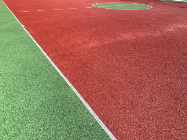 istock marking the football stadium.  background. 1219686131
